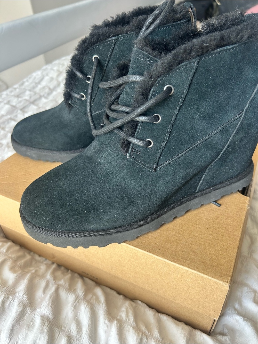 UGG lace ankle boot